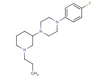 1-(4-fluorophenyl)-4-(1-propyl-3-piperidinyl)piperazine