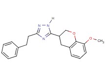 5-(8-methoxy-3,4-dihydro-2H-chromen-3-yl)-3-(2-phenylethyl)-1H-1,2,4-triazole