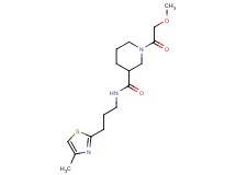 1-(methoxyacetyl)-N-[3-(4-methyl-1,3-thiazol-2-yl)propyl]-3-piperidinecarboxamide