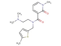 N-[2-(dimethylamino)ethyl]-1-methyl-N-[(5-methyl-2-thienyl)methyl]-2-oxo-1,2-dihydropyridine-3-carboxamide