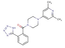 1-(2,6-dimethyl-4-pyridinyl)-4-[2-(1H-tetrazol-5-yl)benzoyl]piperazine