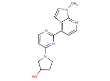 1-[2-(1-methyl-1H-pyrrolo[2,3-b]pyridin-4-yl)-4-pyrimidinyl]-3-pyrrolidinol