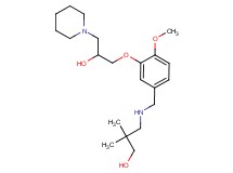 3-({3-[2-hydroxy-3-(1-piperidinyl)propoxy]-4-methoxybenzyl}amino)-2,2-dimethyl-1-propanol