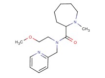 N-(2-methoxyethyl)-1-methyl-N-(2-pyridinylmethyl)-2-azepanecarboxamide