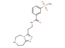 3-(methylsulfonyl)-N-[2-(6,7,8,9-tetrahydro-5H-[1,2,4]triazolo[4,3-d][1,4]diazepin-3-yl)ethyl]benzamide