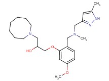 1-(1-azocanyl)-3-[5-methoxy-2-({methyl[(5-methyl-1H-pyrazol-3-yl)methyl]amino}methyl)phenoxy]-2-propanol