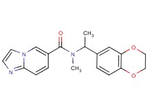 N-[1-(2,3-dihydro-1,4-benzodioxin-6-yl)ethyl]-N-methylimidazo[1,2-a]pyridine-6-carboxamide
