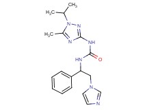 N-[2-(1H-imidazol-1-yl)-1-phenylethyl]-N'-(1-isopropyl-5-methyl-1H-1,2,4-triazol-3-yl)urea