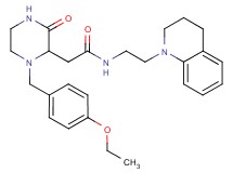 N-[2-(3,4-dihydro-1(2H)-quinolinyl)ethyl]-2-[1-(4-ethoxybenzyl)-3-oxo-2-piperazinyl]acetamide