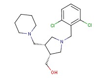[(3R*,4R*)-1-(2,6-dichlorobenzyl)-4-(piperidin-1-ylmethyl)pyrrolidin-3-yl]methanol