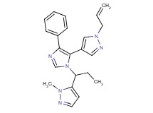 1-allyl-4-{1-[1-(1-methyl-1H-pyrazol-5-yl)propyl]-4-phenyl-1H-imidazol-5-yl}-1H-pyrazole