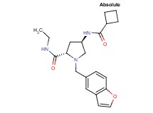 (4R)-1-(1-benzofuran-5-ylmethyl)-4-[(cyclobutylcarbonyl)amino]-N-ethyl-L-prolinamide