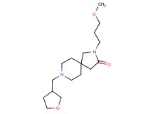 2-(3-methoxypropyl)-8-(tetrahydrofuran-3-ylmethyl)-2,8-diazaspiro[4.5]decan-3-one