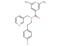 N-[2-(4-chlorophenyl)ethyl]-2,6-dimethyl-N-(pyridin-3-ylmethyl)isonicotinamide