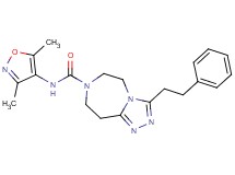 N-(3,5-dimethylisoxazol-4-yl)-3-(2-phenylethyl)-5,6,8,9-tetrahydro-7H-[1,2,4]triazolo[4,3-d][1,4]diazepine-7-carboxamide