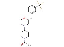 4-(1-acetyl-4-piperidinyl)-2-[3-(trifluoromethyl)benzyl]morpholine