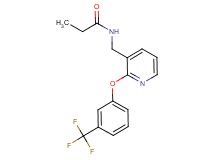 N-({2-[3-(trifluoromethyl)phenoxy]-3-pyridinyl}methyl)propanamide