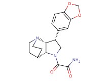 2-[(3R*,3aR*,7aR*)-3-(1,3-benzodioxol-5-yl)hexahydro-4,7-ethanopyrrolo[3,2-b]pyridin-1(2H)-yl]-2-oxoacetamide