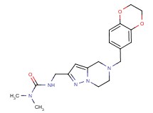 N'-{[5-(2,3-dihydro-1,4-benzodioxin-6-ylmethyl)-4,5,6,7-tetrahydropyrazolo[1,5-a]pyrazin-2-yl]methyl}-N,N-dimethylurea