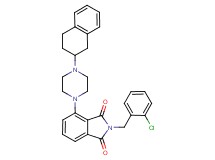 2-(2-chlorobenzyl)-4-[4-(1,2,3,4-tetrahydro-2-naphthalenyl)-1-piperazinyl]-1H-isoindole-1,3(2H)-dione