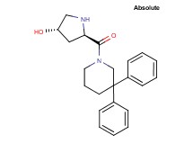 (3S,5R)-5-[(3,3-diphenyl-1-piperidinyl)carbonyl]-3-pyrrolidinol hydrochloride