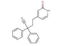 4-(2-oxo-1,2-dihydropyridin-4-yl)-2,2-diphenylbutanenitrile