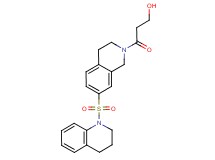 3-[7-(3,4-dihydroquinolin-1(2H)-ylsulfonyl)-3,4-dihydroisoquinolin-2(1H)-yl]-3-oxopropan-1-ol