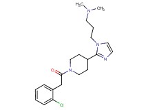 3-(2-{1-[(2-chlorophenyl)acetyl]piperidin-4-yl}-1H-imidazol-1-yl)-N,N-dimethylpropan-1-amine