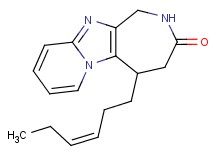 5-[(3Z)-hex-3-en-1-yl]-1,2,4,5-tetrahydro-3H-pyrido[1',2':1,2]imidazo[4,5-c]azepin-3-one