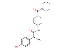 2-(4-hydroxyphenyl)-N-[1-(piperidin-1-ylcarbonyl)piperidin-4-yl]propanamide