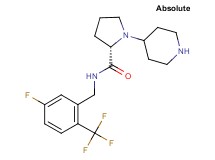 N-[5-fluoro-2-(trifluoromethyl)benzyl]-1-piperidin-4-yl-L-prolinamide