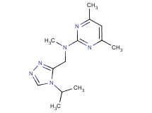 N-[(4-isopropyl-4H-1,2,4-triazol-3-yl)methyl]-N,4,6-trimethylpyrimidin-2-amine
