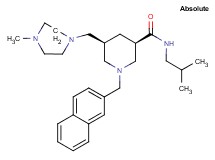 (3R,5S)-N-isobutyl-5-[(4-methyl-1-piperazinyl)methyl]-1-(2-naphthylmethyl)-3-piperidinecarboxamide