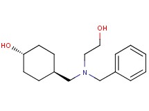 trans-4-{[benzyl(2-hydroxyethyl)amino]methyl}cyclohexanol trifluoroacetate (salt)