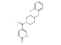 5-{[4-(2-chlorophenoxy)-1-piperidinyl]carbonyl}-2(1H)-pyridinone