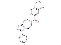 5-methoxy-2-[(3-phenyl-5,6,8,9-tetrahydro-7H-[1,2,4]triazolo[4,3-d][1,4]diazepin-7-yl)carbonyl]-4-pyridinol