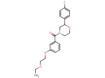 4-[3-(2-ethoxyethoxy)benzoyl]-2-(4-fluorophenyl)morpholine