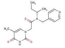 N-(sec-butyl)-2-(5-methyl-2,4-dioxo-3,4-dihydropyrimidin-1(2H)-yl)-N-(pyridin-4-ylmethyl)acetamide