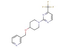 2-[4-(pyridin-3-ylmethoxy)piperidin-1-yl]-4-(trifluoromethyl)pyrimidine