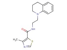 N-[2-(3,4-dihydroquinolin-1(2H)-yl)ethyl]-4-methyl-1,3-thiazole-5-carboxamide
