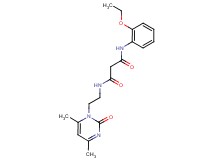 N-[2-(4,6-dimethyl-2-oxopyrimidin-1(2H)-yl)ethyl]-N'-(2-ethoxyphenyl)malonamide