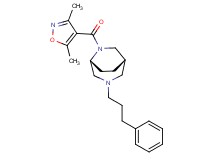 (1S*,5R*)-6-[(3,5-dimethylisoxazol-4-yl)carbonyl]-3-(3-phenylpropyl)-3,6-diazabicyclo[3.2.2]nonane