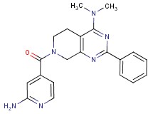 7-(2-aminoisonicotinoyl)-N,N-dimethyl-2-phenyl-5,6,7,8-tetrahydropyrido[3,4-d]pyrimidin-4-amine