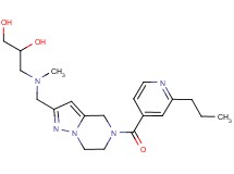 3-(methyl{[5-(2-propylisonicotinoyl)-4,5,6,7-tetrahydropyrazolo[1,5-a]pyrazin-2-yl]methyl}amino)-1,2-propanediol
