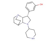 3-[rel-(2R,3R,6R)-5-(4-piperidinyl)-1,5-diazatricyclo[5.2.2.0~2,6~]undec-3-yl]phenol dihydrochloride