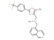 (5-isoquinolinylmethyl)methyl({5-methyl-2-[4-(trifluoromethyl)phenyl]-1,3-oxazol-4-yl}methyl)amine