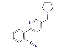 2-[5-(pyrrolidin-1-ylmethyl)pyridin-2-yl]benzonitrile