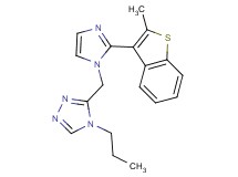 3-{[2-(2-methyl-1-benzothien-3-yl)-1H-imidazol-1-yl]methyl}-4-propyl-4H-1,2,4-triazole