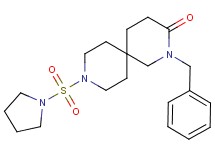 2-benzyl-9-(pyrrolidin-1-ylsulfonyl)-2,9-diazaspiro[5.5]undecan-3-one