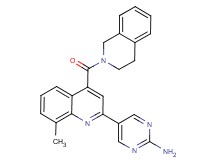 5-[4-(3,4-dihydroisoquinolin-2(1H)-ylcarbonyl)-8-methylquinolin-2-yl]pyrimidin-2-amine